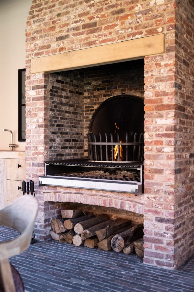 Open haard, hoeve in Knokke